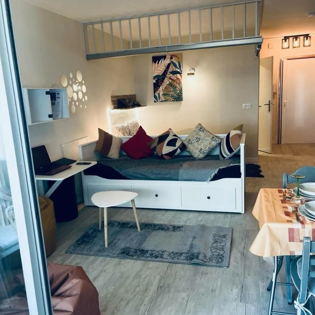 אנטיב Studio Tout Confort, Parking Prive, Terrasse Et Plage